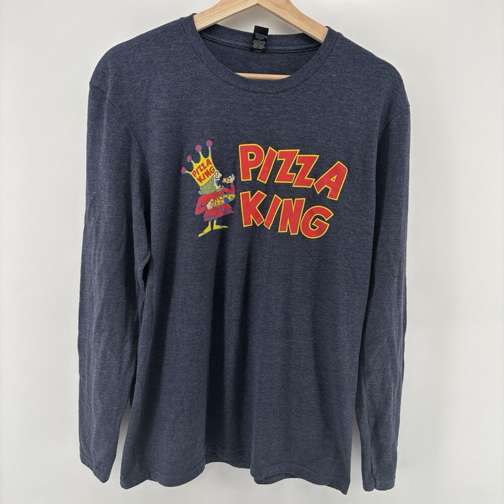 Pizza King Indiana District V.I.T. Men's M Graphic Long Sleeve T-Shirt